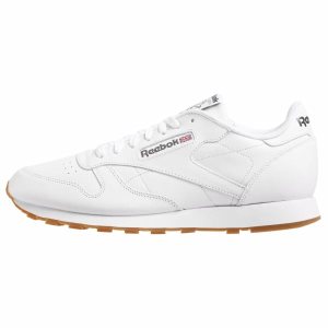 Adidasy Damskie Reebok Classic Leather Białe PL 73YQFCR